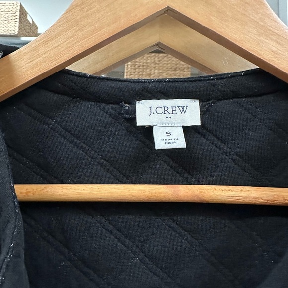 J Crew Factory Black Quilted Women's Jacket - Picture 4 of 7
